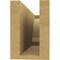 Ekena Millwork 4in. W x 6in. H x 16in. L Moab Woodgrain TimberThane Rafter Tail, Primed Tan RFTUR04X06X16MOARCPR - alternate 3